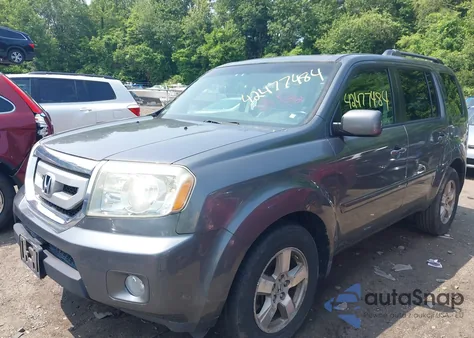 2010 Honda Pilot Ex-L из США, поврежденный, VIN 5FNYF4H63AB038228